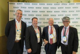 Pacific Medical Buildings Senior Vice President of Development Jake Rohe, Meridian Property Company CEO 
John Pollock, CBRE Senior Vice President Brian Lewitt and 
moderator Allen Matkins Partner Fernando Villa. 