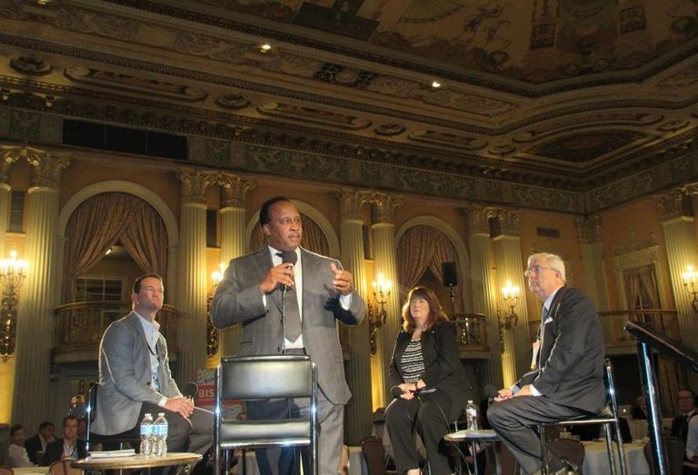 Mayor James Butts speaks at Future of Socal