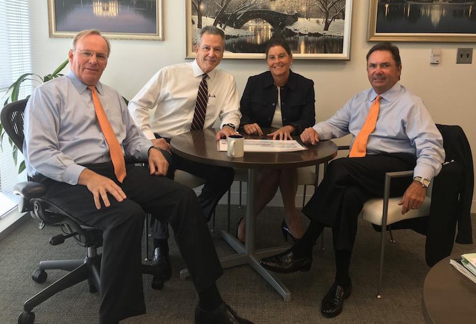 Cushman & Wakefield Tom McHugh, Peter Carroccio, Anne Rosenau, and Brian McVay
