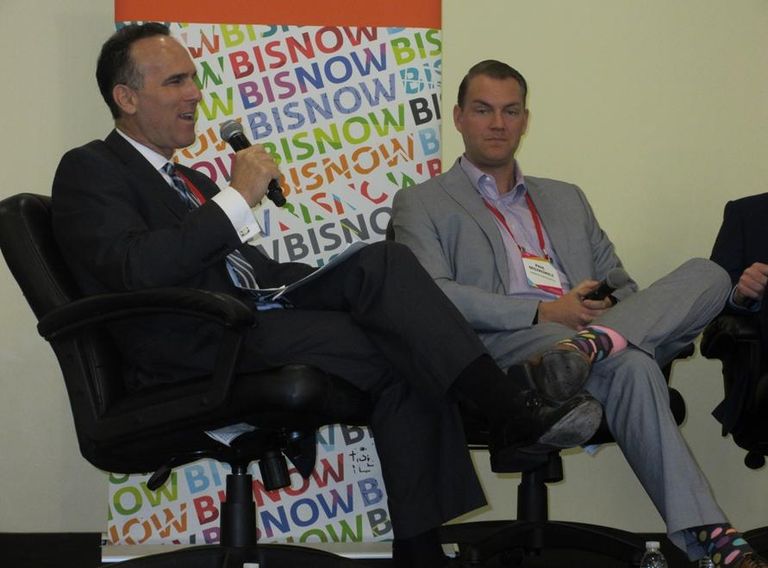 CBRE Senior Managing Director Kurt Strasmann and Harbor Associates Principal Paul Miszkowicz