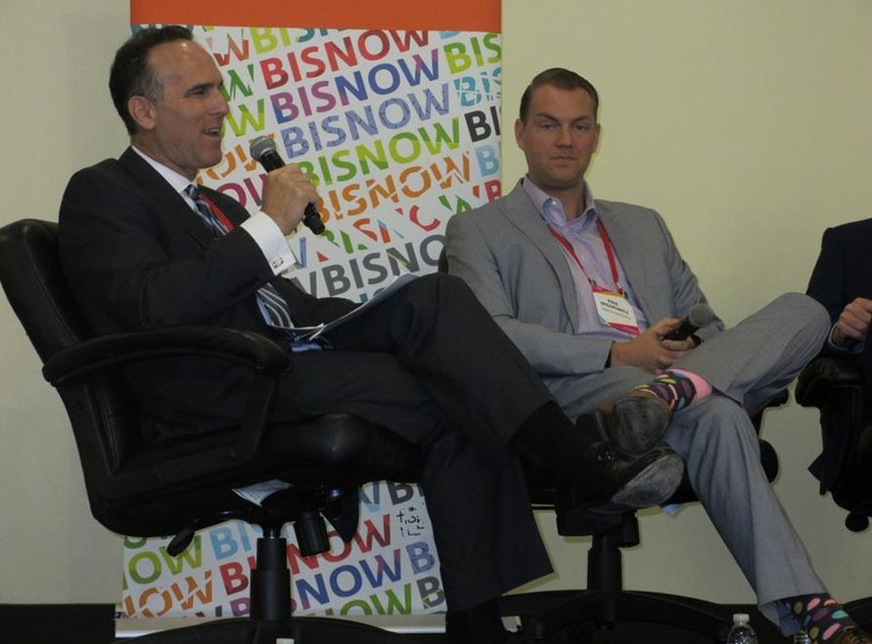 CBRE Senior Managing Director Kurt Strasmann and Harbor Associates Principal Paul Miszkowicz