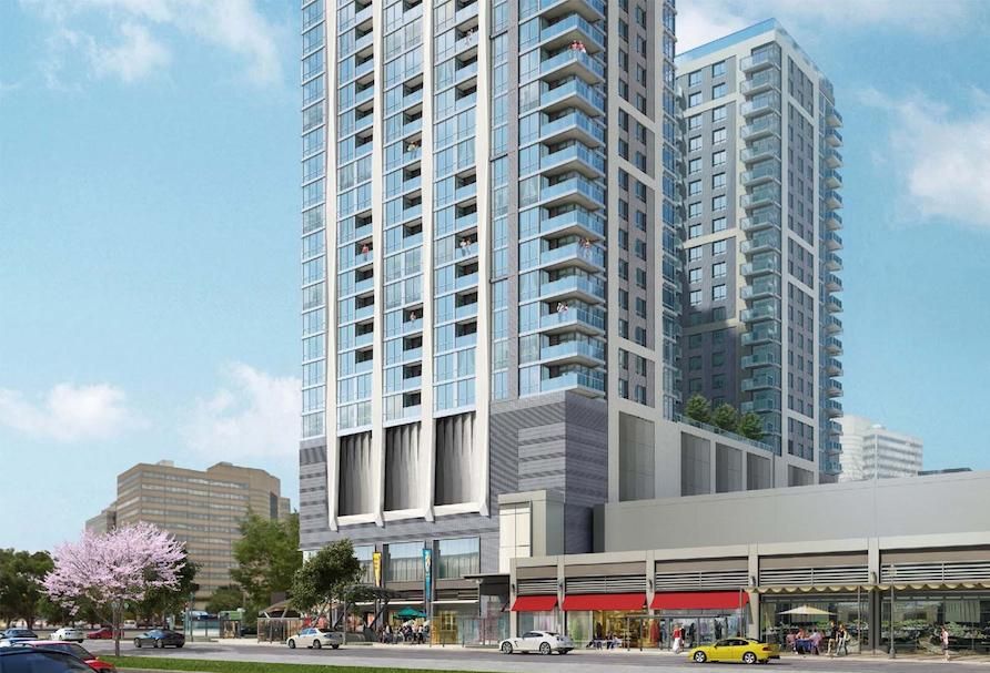 Rendering of Kimco Realty Corp.'s redevelopment of Pentagon Centre in Arlington, Va.
