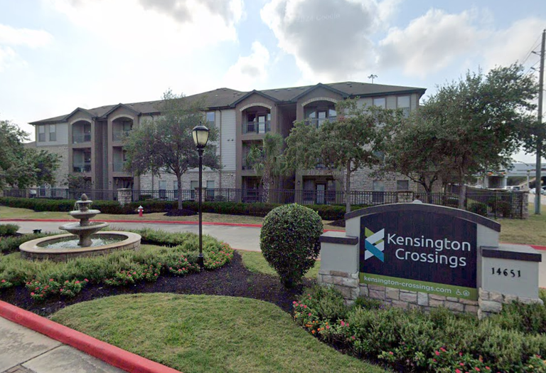 Exterior of Kensington Crossings Houston
