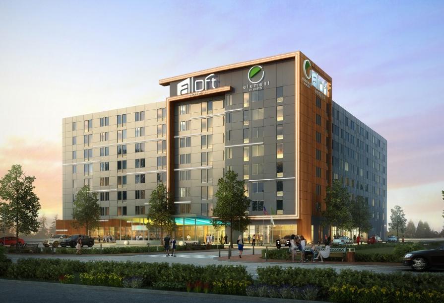 Just in time for Valentine’s Day, Dallas-based Atlantic Hotels Group opened Aloft and Element Dallas Love Field hotel at 233 West Mockingbird Lane. The dual-branded hotel anchors Highridge Partners’ 37-acre West Love development, which multifamily and 24k SF of retail. 