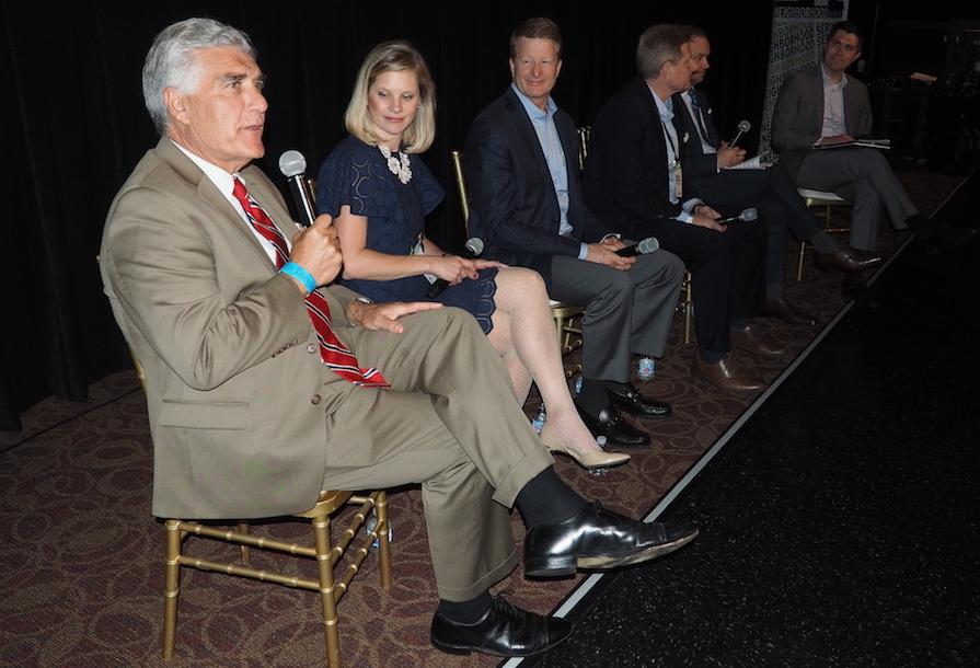 Lerner's Art Fuccillo, Tritec's Patricia Mayhew, Rappaport's Henry Fonvielle, Knutson Cos.' Donald Knutson, Calkain Cos.' Jonathan Hipp and Walsh, Colucci's Andrew Painter