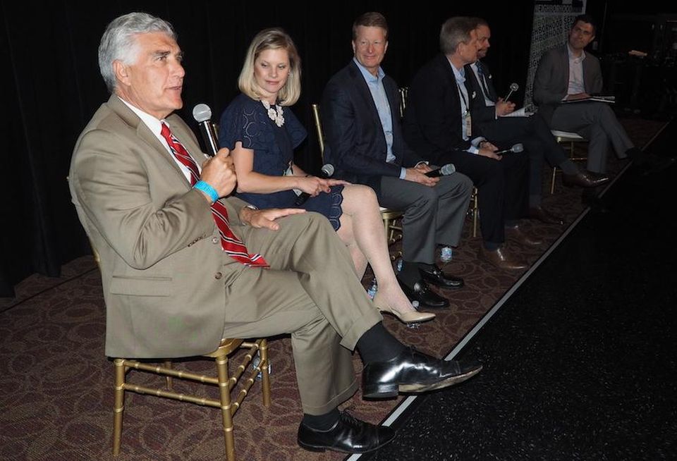 Lerner's Art Fuccillo, Tritec's Patricia Mayhew, Rappaport's Henry Fonvielle, Knutson Cos.' Donald Knutson, Calkain Cos.' Jonathan Hipp and Walsh, Colucci's Andrew Painter
