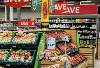 inflation cooling grocery store save sign