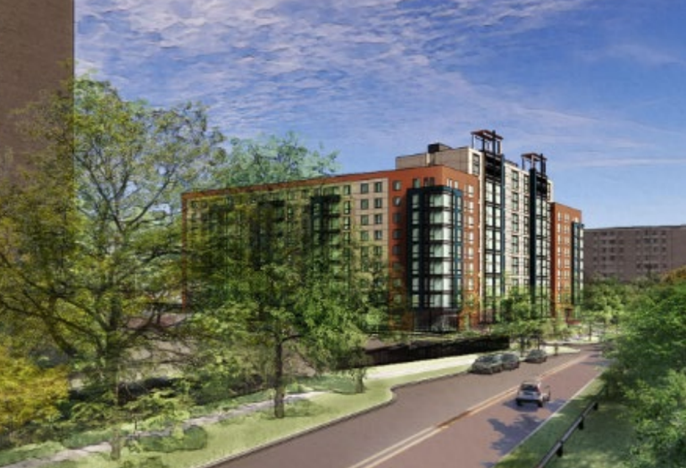 Rendering of Wesley Housing's ParcView II development presented to Alexandria City Council On Feb. 12, 2022