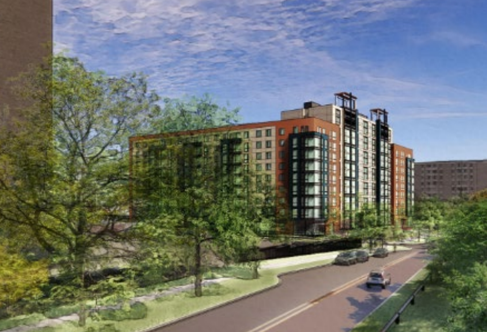 Rendering of Wesley Housing's ParcView II development presented to Alexandria City Council On Feb. 12, 2022