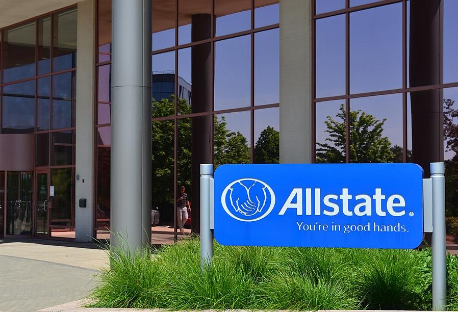 Allstate insurance sign in front of office