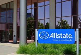 Allstate insurance sign in front of office
