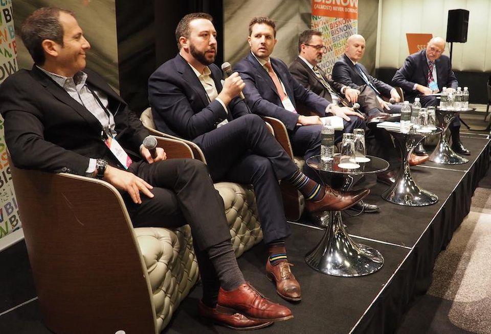 CohnReznick's Ira Weinstein, Develop's Steve Glickman, Morris Manning & Martin's Matthew Peurach, Baker Mckenzie's Dan Cullen, DMPED's Jonathan Kayne and Miles & Stockbridge's Jerome Allen Breed