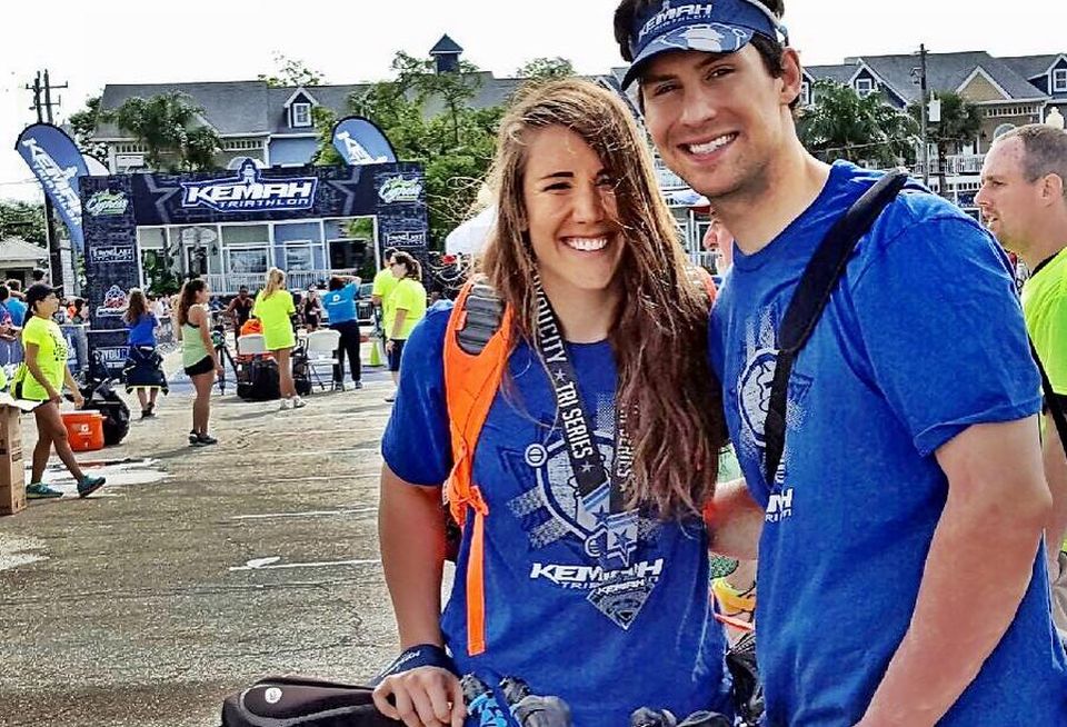Younger Partners office leasing agent Ally Price constantly looks for ways to change up her workout routine as a runner, triathlete and CrossFit-er and instructor. She claims to keep a certain level of fitness to justify brunch and happy hours (as good a reason as any, in our books). She began triathlon training two years ago with her husband (pictured). The couple recently competed in the Kemah Olympic Triathlon where she finished with a personal record. She's also a 10K and half marathon junkie.