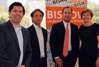 Axiometrics' Jay Denton, Milestone Group's Robert Landin, Monogram Residential Trust's Mark Alfieri, Gables' Sue Ansel