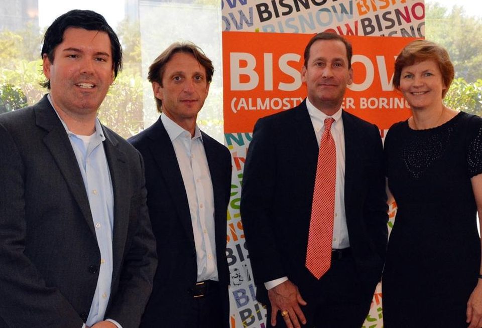 Axiometrics' Jay Denton, Milestone Group's Robert Landin, Monogram Residential Trust's Mark Alfieri, Gables' Sue Ansel