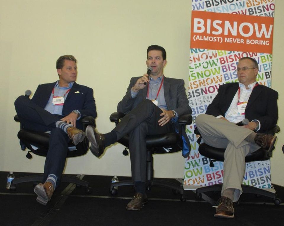 McCarthy Cook & Co.'s Michael Coppin, Equity Office's Rich McEvoy and Menlo Equities' Chad Iverson