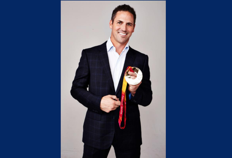 Five-time Winter Olympic medalist Chad Hedrick