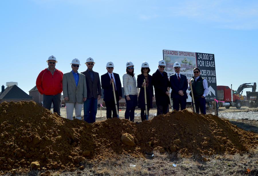 M.L. Gray Construction's Craig Jones, Dusty Johnson and Robb James;  Henry S. Miller's Robert DuBois; GSO Architects' Lisa Swift; Henry S. Miller's Linda Zimmerman, Mark Smith and Greg Miller; Macatee Engineering's Dayton Macatee