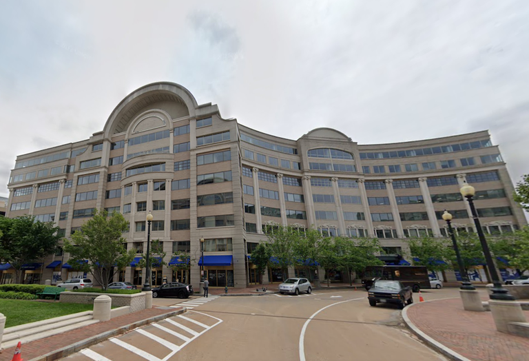 The office building at 1250 Maryland Ave. SW, part of the Portals complex. 