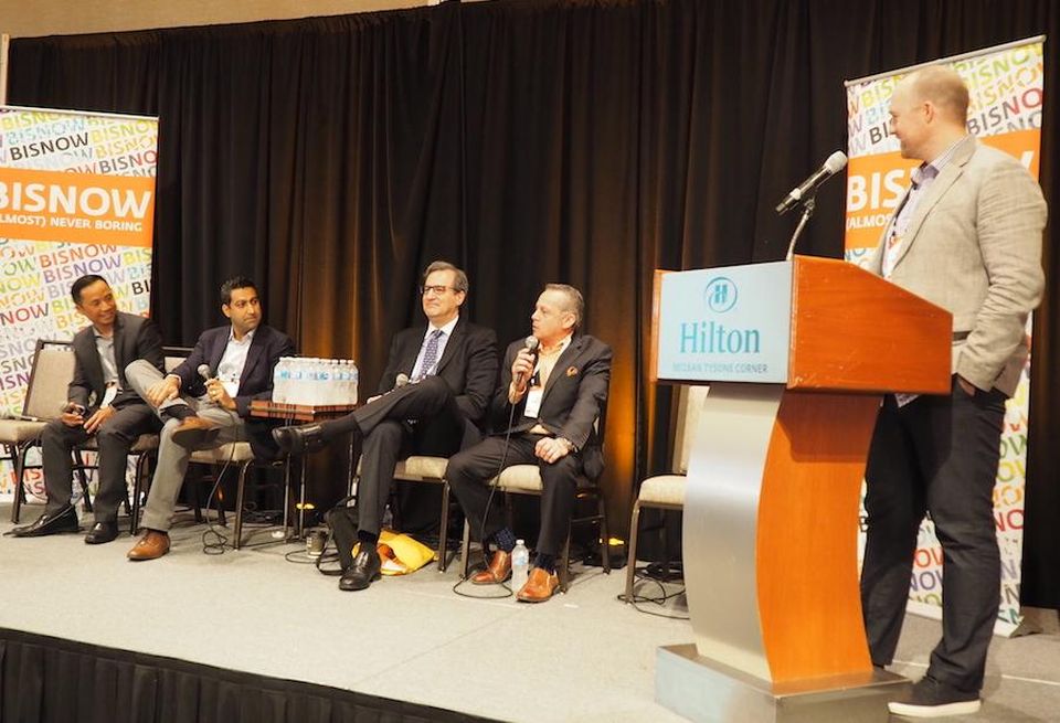 Rackspace's Henry Tran, SummitIG's Sunny Kumar, Mintz Levin's Jeff Moerdler, Equinix's Rick Galietta and GiGstreem's Joel McIntyre