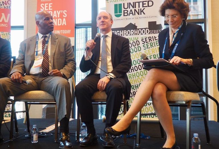 DCHFA Executive Director Todd Lee, CityPartners Managing Member Geoffrey Griffis and Walker & Dunlop Managing Director Dee McClure