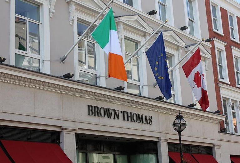 Brown Thomas department store Selfridges Dublin Grafton Street