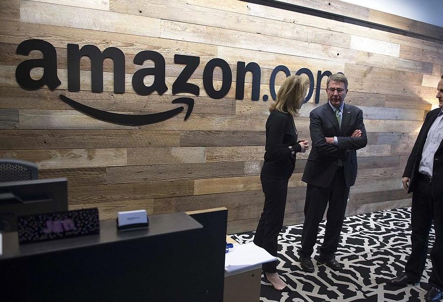 Reception area at Amazon HQ Seattle