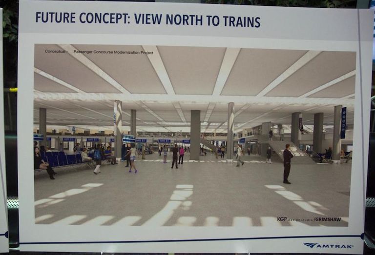 Union Station Amtrak renovation rendering