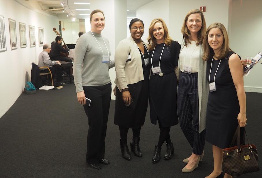 WDG's Esther Christian, WashREIT's Auja Little, CityLine's Donna Schaefer, Akridge's Sarah Knutson and Republic Properties' Holly Hull