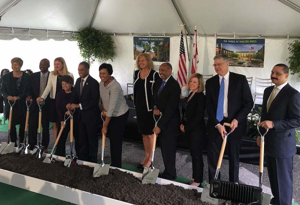 Parks at Walter Reed groundbreaking