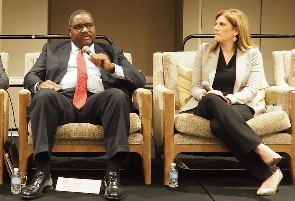 Akin Gump's Tony Pierce and Gensler's Kimberly Sullivan