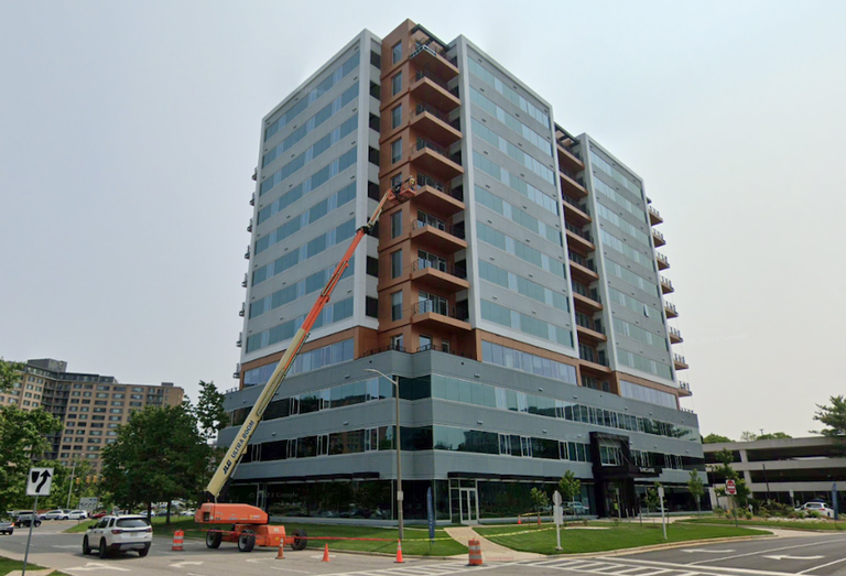 PRP's office-to-residential conversion Sinclaire on Seminary at 4900 Seminary Road in Alexandria.