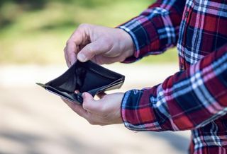 Empty wallet