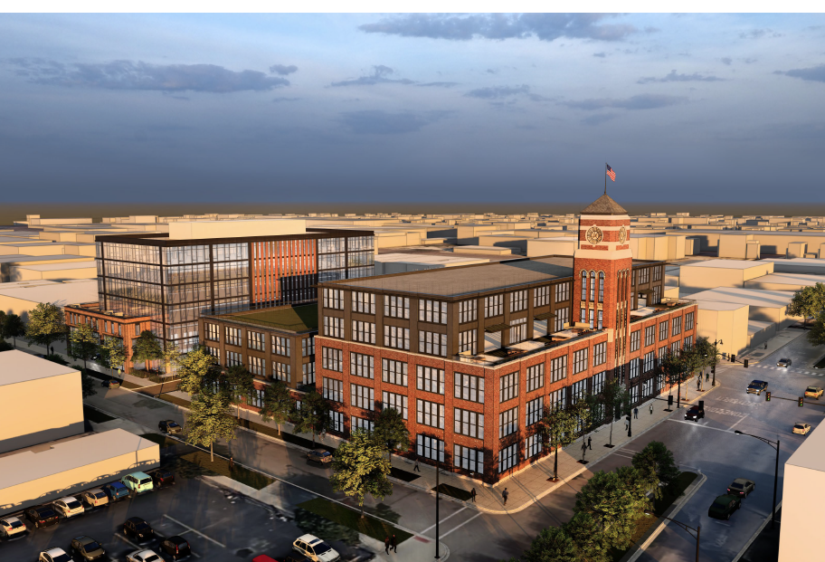 This is a rendering of a Peppercorn Capital opportunity zone project in Chicago