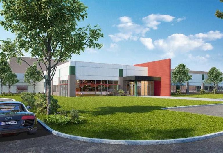 Rendering of McLane Foods' HQ in Burleson