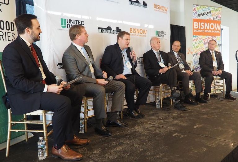Walsh, Colucci's Matthew Allman, Lincoln Property Co.'s Doug McLearn, JLL's Yorke Allen, Crystal City BID's Rich Bradley, KBS Cos.' Marc DeLuca and The Boeing Co.'s Todd Yeatts