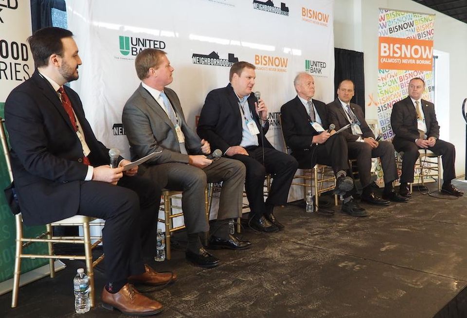 Walsh, Colucci's Matthew Allman, Lincoln Property Co.'s Doug McLearn, JLL's Yorke Allen, Crystal City BID's Rich Bradley, KBS Cos.' Marc DeLuca and The Boeing Co.'s Todd Yeatts