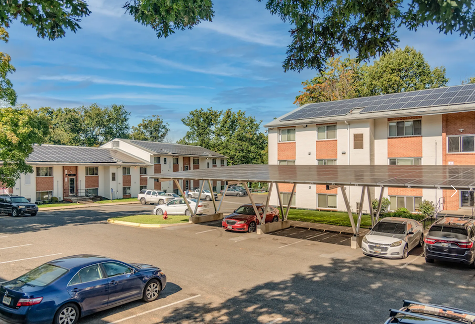 The SunCrest apartments in Prince George's County, which Webb acquired in partnership with Ernst equities and MCB Real Estate.