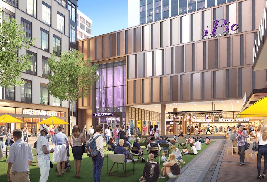 Rendering of the iPic Theaters coming to Colony Square in Midtown Atlanta