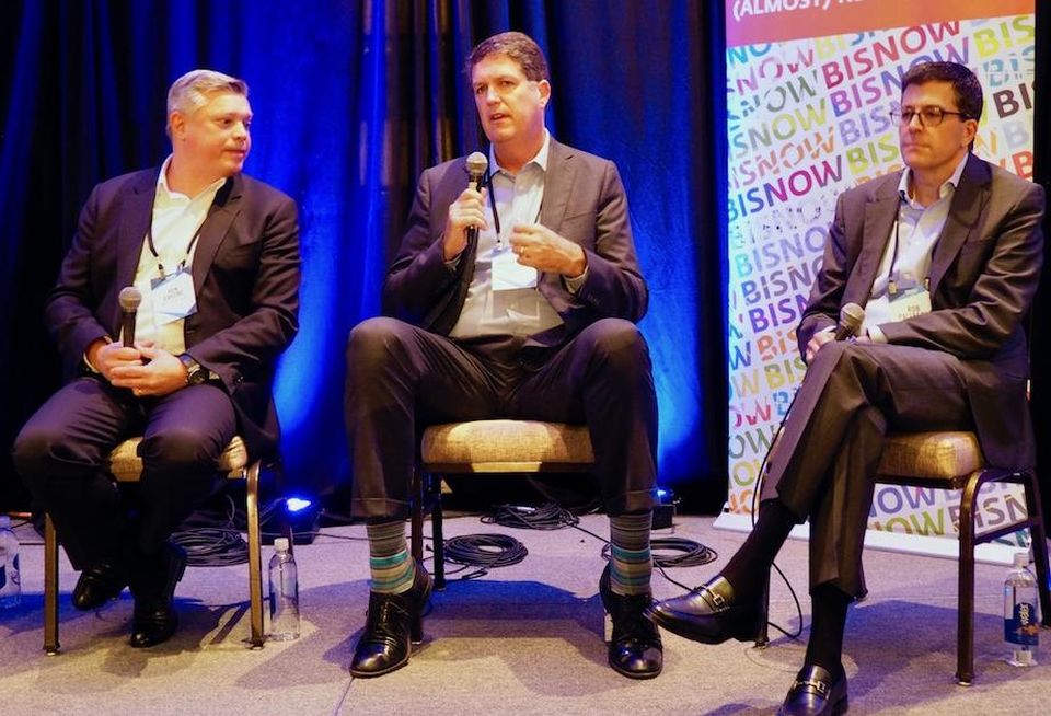 Radisson's Ken Greene, Interstate's Greg O'Stean and G6 Hospitality's Rob Palleschi