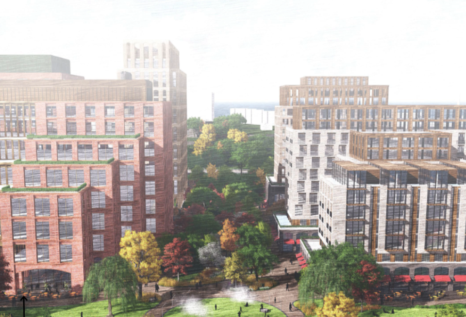 A rendering of The Flatley Co.'s 425 Medford St. project in Charlestown.