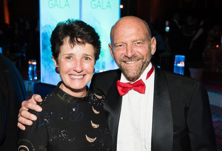 Joan Fabry and STC board of trustees chair Michael Klein