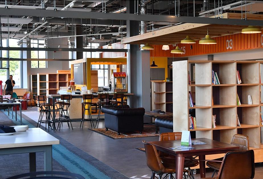 Barclays' Eagle Labs coworking space at Ellandi's Marlands shopping centre in Southampton.