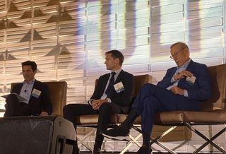 Camilo Miguel Jr., (Mast Capital), Kieran Bowers (Swire Properties) and Stephen Ross (Related Cos).