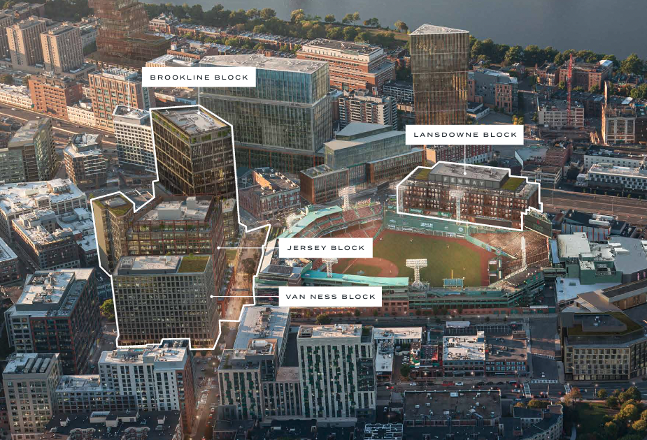 WS Development sent in a supplemental filing to the BPDA for its 2M SF Fenway Corners project.