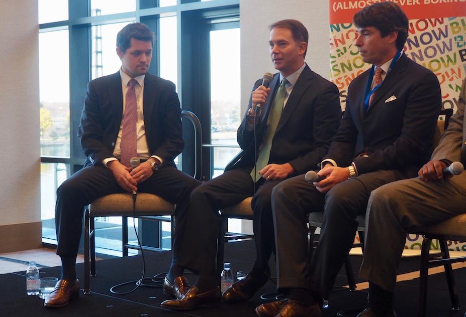 Lowe Enterprises Vice President Brant Snyder JBG Smith Executive Vice President Britt Snider and Bernstein Cos. Vice President Greg Rooney