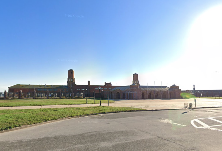 The Jacob Riis Park bathhouse in the Rockaways