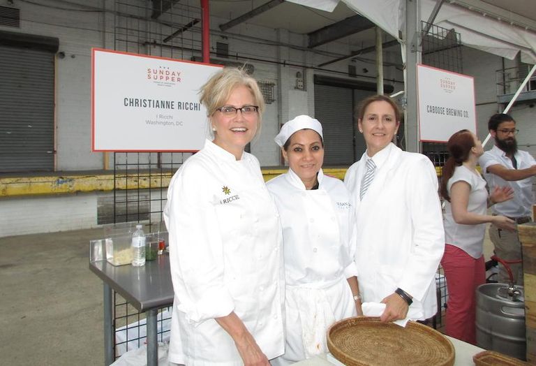 Chefs Christianne Ricchi Ana Lazo Emma Rodriguez