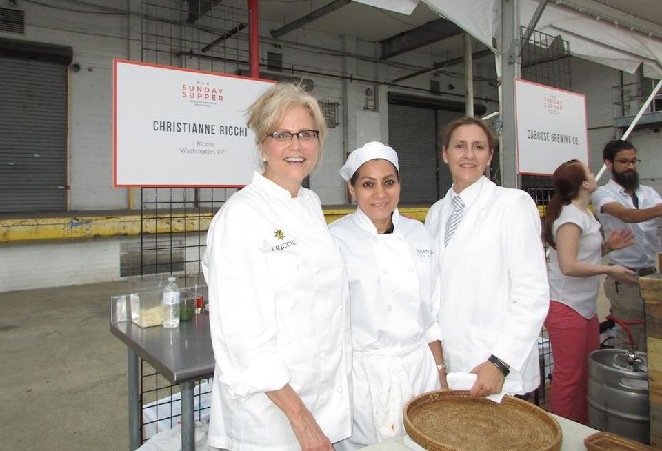 Chefs Christianne Ricchi Ana Lazo Emma Rodriguez