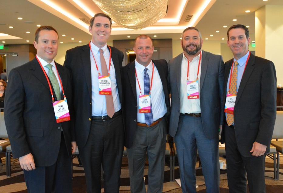Tony Creme, George Billingsley, Cory Singer, Robert Martin and Jeff Thornton